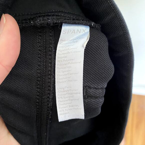 Spanx Jeanish Ankle Leggings Black Medium - Picture 7 of 9